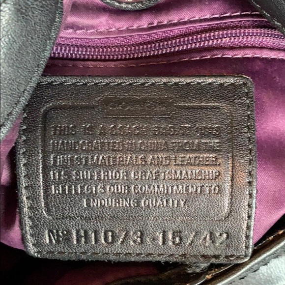 Coach Black Leather Purse - Picture 5 of 8